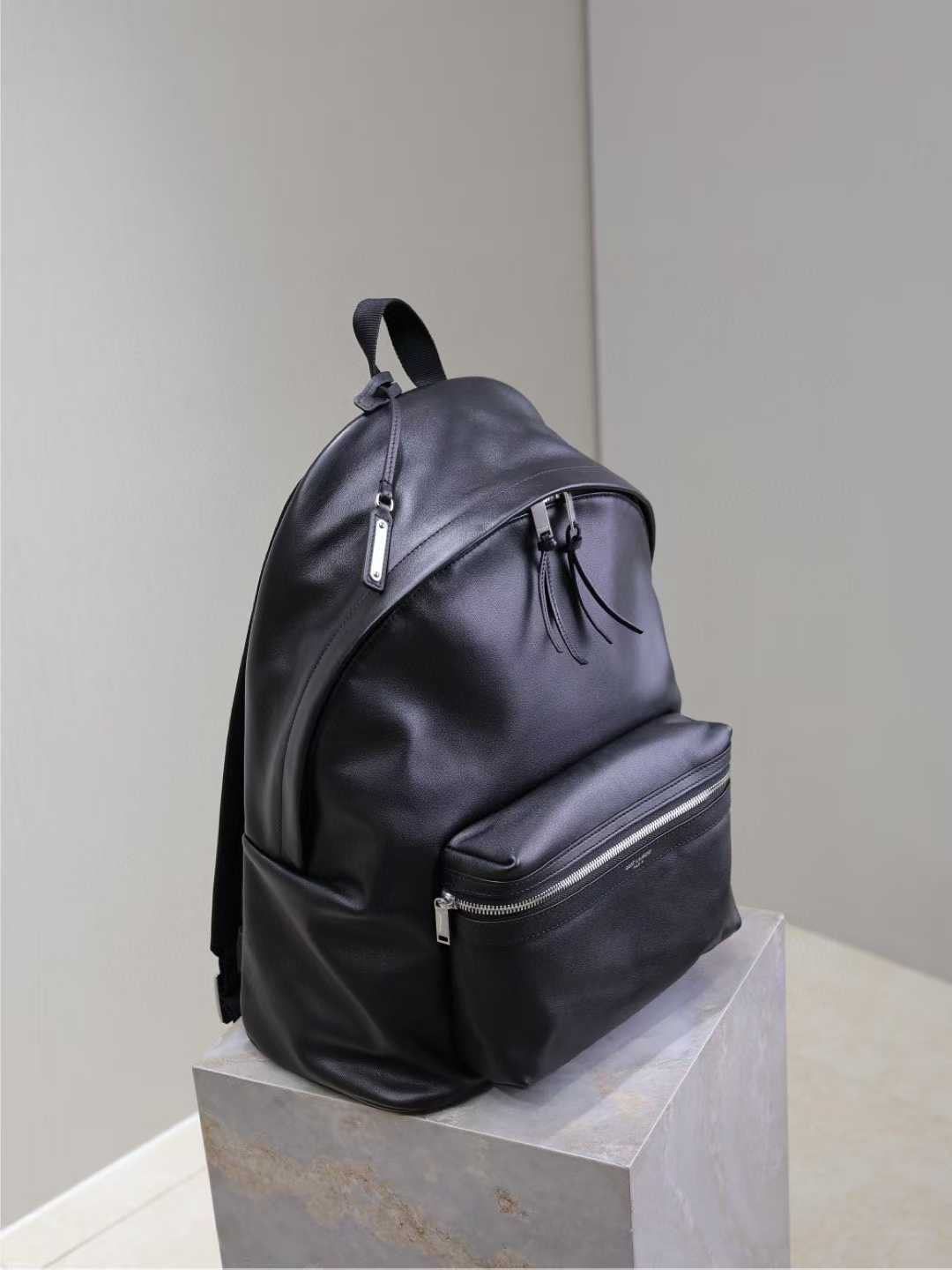 YSL BLACK Backpack ‘City’ 326865 - Image 7