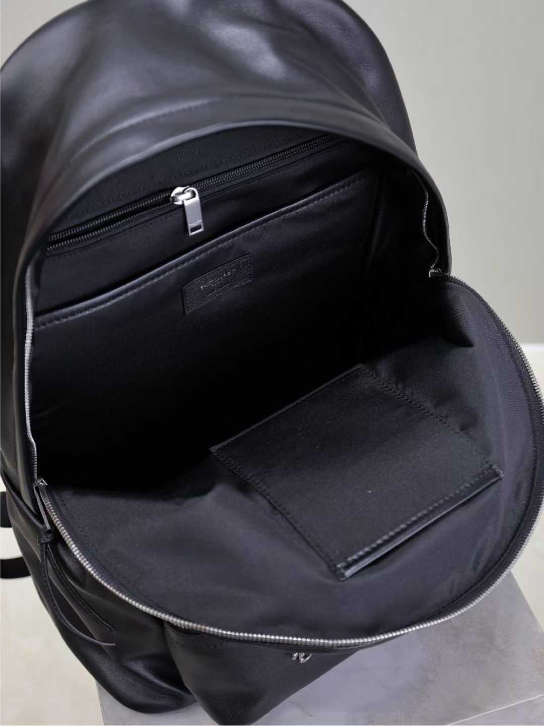 YSL BLACK Backpack ‘City’ 326865 - Image 8