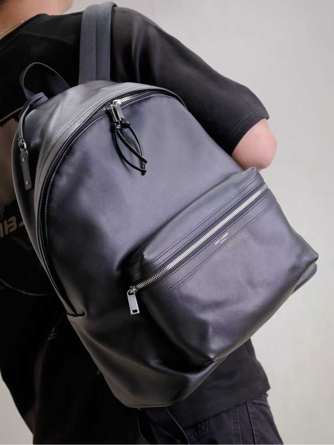 YSL BLACK Backpack ‘City’ 326865 - Image 2