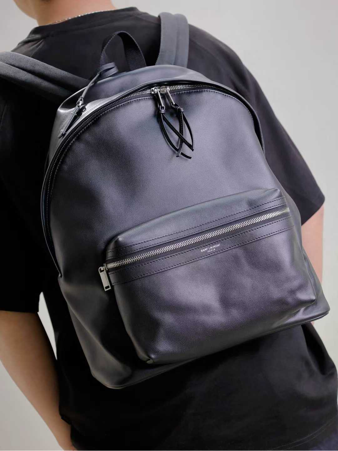 YSL BLACK Backpack ‘City’ 326865 - Image 3