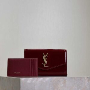 YSL Saint Laurent Wallet Red607788-1