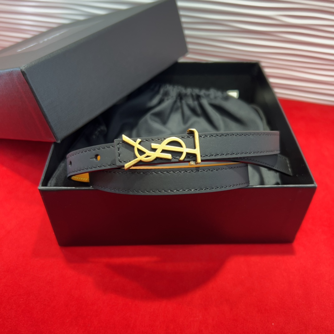 YSL Vintage Belt 1.5cm - Image 3