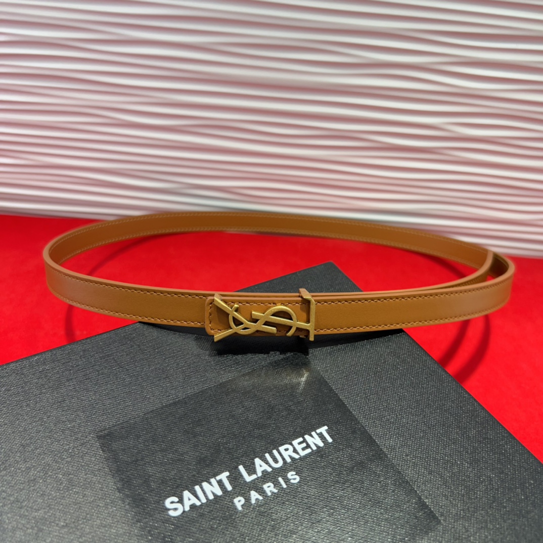 YSL Vintage Belt 1.5cm - Image 7