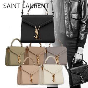 Saint Laurent Casual Style Unisex 2WAY Plain Leather Party Style (623930BOW0W9207, 623930BOW0W2721, 623930BOW0W1202, 623930BOW0W2826, 623930BOW0W3344, 623930BOW0W1000)
