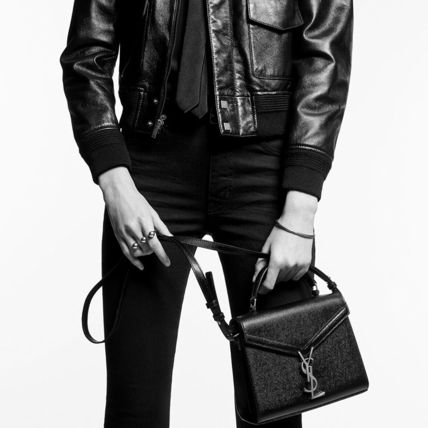 Saint Laurent Casual Style Unisex 2WAY Plain Leather Party Style (623930BOW0W9207, 623930BOW0W2721, 623930BOW0W1202, 623930BOW0W2826, 623930BOW0W3344, 623930BOW0W1000) - Image 2