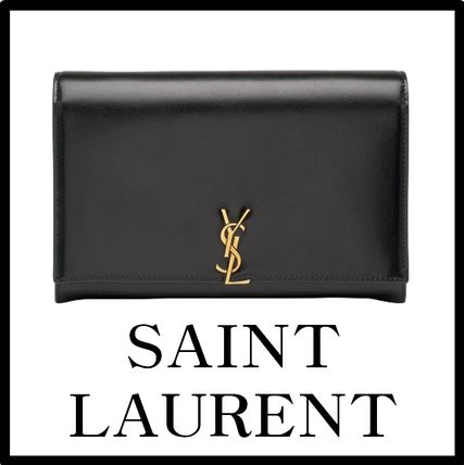 Saint Laurent Street Style Logo Shoulder Bags