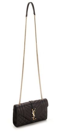 Saint Laurent ENVELOPPE Casual Style Calfskin 3WAY Plain Party Style Office Style - Image 2
