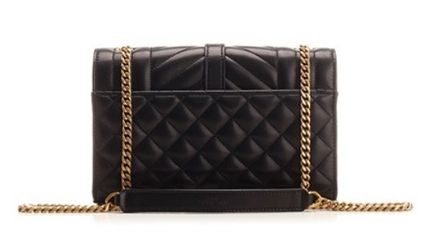 Saint Laurent ENVELOPPE Casual Style Calfskin 3WAY Plain Party Style Office Style - Image 4