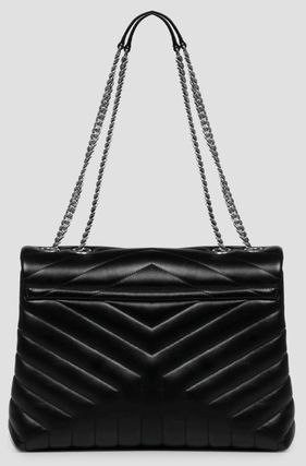 Saint Laurent LOU LOULOU MEDIUM IN QUILTED ??Y?? LEATHER (574946DV7261000) - Image 2
