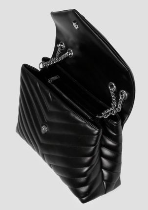 Saint Laurent LOU LOULOU MEDIUM IN QUILTED ??Y?? LEATHER (574946DV7261000) - Image 4