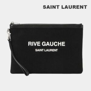Saint Laurent Casual Style Unisex Street Style Logo Clutches (565722 96NAE 1070)
