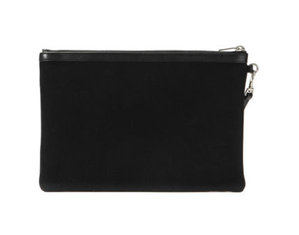 Saint Laurent Casual Style Unisex Street Style Logo Clutches (565722 96NAE 1070) - Image 3