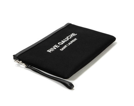 Saint Laurent Casual Style Unisex Street Style Logo Clutches (565722 96NAE 1070) - Image 4