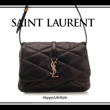 Saint Laurent 2023-24FW Casual Style Plain Leather Party Style Logo Handbags