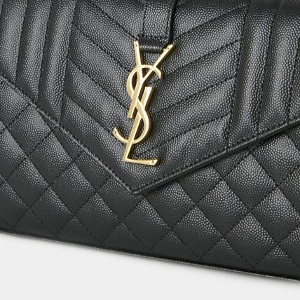 Saint Laurent Casual Style Calfskin Street Style Leather Party Style - Image 4