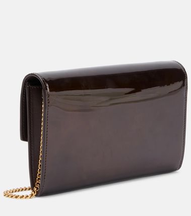 Saint Laurent UPTOWN Plain Leather Logo Shoulder Bags - Image 4