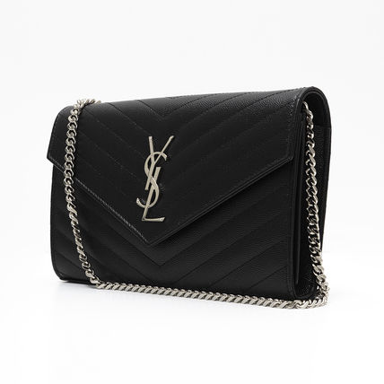 Saint Laurent Casual Style Calfskin Street Style Party Style Office Style - Image 3