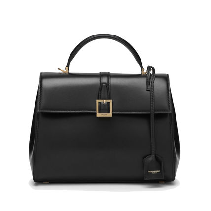 Saint Laurent 2022-23FW Casual Style Calfskin 2WAY Bi-color Plain Leather - Image 3