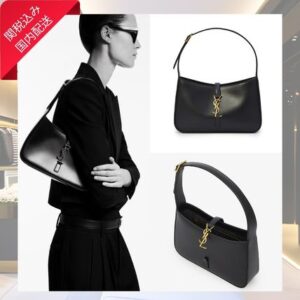 Saint Laurent 2023-24FW LE 5 ? 7 HOBO BAG IN SMOOTH LEATHER (6572282R20W1000)