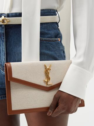 Saint Laurent 2023 SS Casual Style Plain Logo Shoulder Bags - Image 2