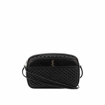 Saint Laurent VICTOIRE CAMERA BAG IN QUILTED LAMBSKIN