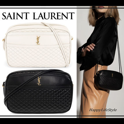 Saint Laurent VICTOIRE CAMERA BAG IN QUILTED LAMBSKIN - Image 3