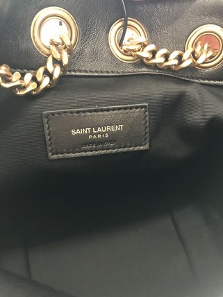 Saint Laurent Casual Style Lambskin 2WAY Plain Party Style Office Style - Image 5