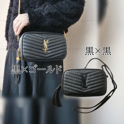 Saint Laurent LOU MINI BAG IN QUILTED GRAIN DE POUDRE EMBOSSED LEATHER (6125791GF081000, 6125791GF011000) - Image 4