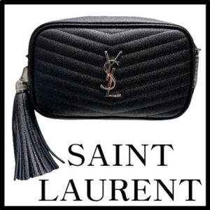 Saint Laurent Casual Style Street Style Logo Shoulder Bags