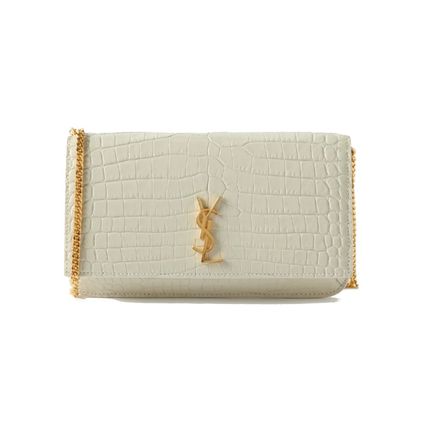 Saint Laurent Casual Style Calfskin Crocodile 2WAY Chain Plain Leather (1554783) - Image 2