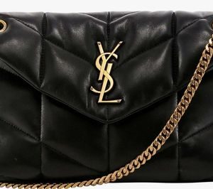 Saint Laurent LOULOU Casual Style Lambskin 2WAY Bi-color Chain Plain Leather