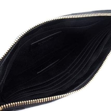 Saint Laurent Street Style Leather Office Style Formal Style Clutches - Image 5
