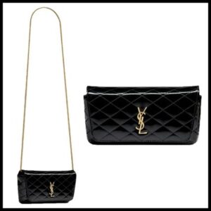 Saint Laurent 2023-24FW Casual Style Plain Leather Party Style Elegant Style (7540510UFU71000)