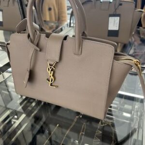 Saint Laurent DOWNTOWN BABY TOTE IN GRAINED LEATHER (635346)