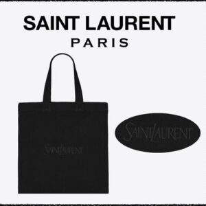 Saint Laurent RIVE DROITE 2023 SS Casual Style Unisex Blended Fabrics A4 Bi-color Plain
