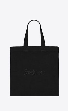 Saint Laurent RIVE DROITE 2023 SS Casual Style Unisex Blended Fabrics A4 Bi-color Plain - Image 2