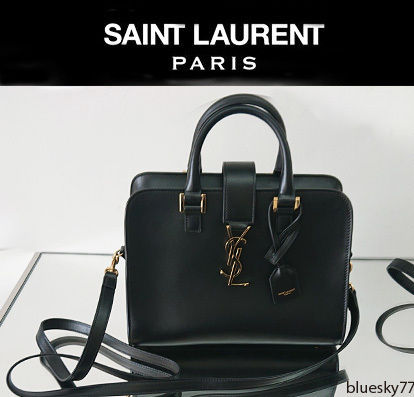 Saint Laurent CABAS Saint Laurent 2WAY Plain Leather Elegant Style Handbag (568853, 472466 DV70O) - Image 2