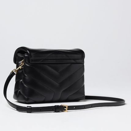 Saint Laurent LOULOU 2019-20FW LOULOU TOY BAG IN Y-QUILTED SUPPLE LEATHER (678401DV7061000, 678401DV7079207, 678401DV7072721, 678401DV7071000) - Image 2