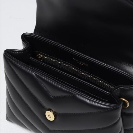 Saint Laurent LOULOU 2019-20FW LOULOU TOY BAG IN Y-QUILTED SUPPLE LEATHER (678401DV7061000, 678401DV7079207, 678401DV7072721, 678401DV7071000) - Image 4