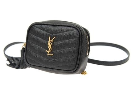Saint Laurent Chain Leather Logo Shoulder Bags - Image 3