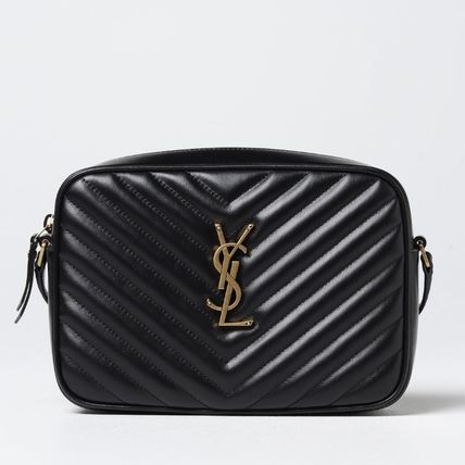 Saint Laurent LOU 2019-20FW Leather Crossbody Logo Cyber Monday Flash SALE Shoulder Bags (761554DV7071000, 715232DV7079207, 715232DV7072721, 715232DV7071000) - Image 3