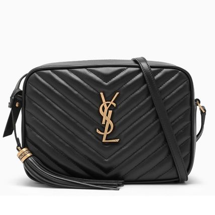 Saint Laurent LOU 2019-20FW Leather Crossbody Logo Cyber Monday Flash SALE Shoulder Bags (761554DV7071000, 715232DV7079207, 715232DV7072721, 715232DV7071000) - Image 4