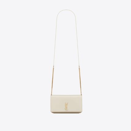Saint Laurent Calfskin Chain Plain Party Style Elegant Style Crossbody - Image 2