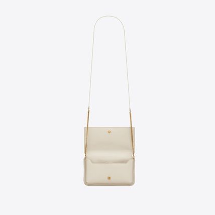 Saint Laurent Calfskin Chain Plain Party Style Elegant Style Crossbody - Image 3