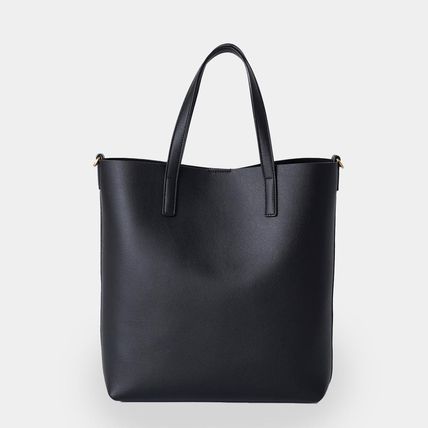 Saint Laurent Casual Style Unisex 2WAY Plain Leather Office Style (600307CSV0J1000, 600307) - Image 4