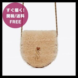 Saint Laurent Casual Style Plain Leather Party Style Elegant Style