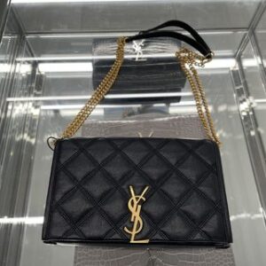 Saint Laurent Casual Style 3WAY Plain Leather Party Style Elegant Style (612544 DV707 9141)