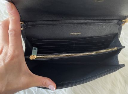Saint Laurent Casual Style 3WAY Plain Leather Party Style Elegant Style (612544 DV707 9141) - Image 4
