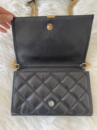 Saint Laurent Casual Style 3WAY Plain Leather Party Style Elegant Style (612544 DV707 9141) - Image 5