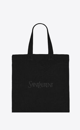 Saint Laurent 2024 SS Casual Style Plain Logo Totes (754085RDT741479, 754085RDT741000) - Image 3